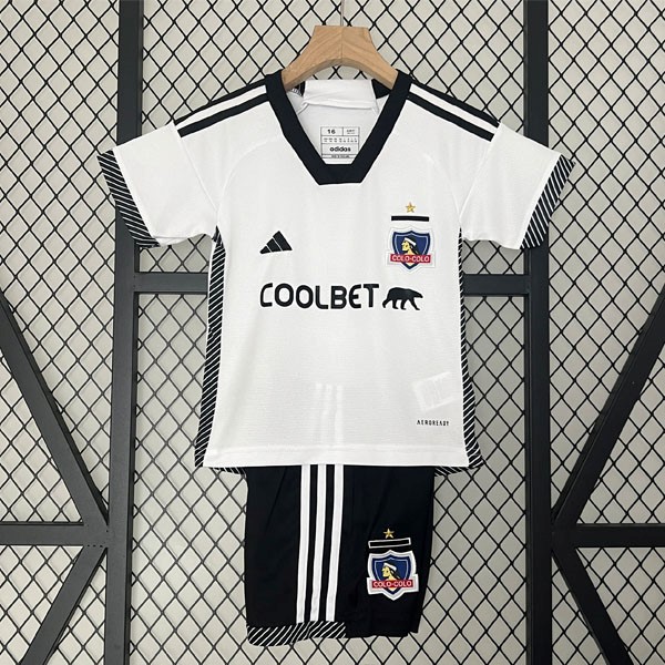 Camiseta Colo Colo Replica Primera Ropa Niño 2024/25